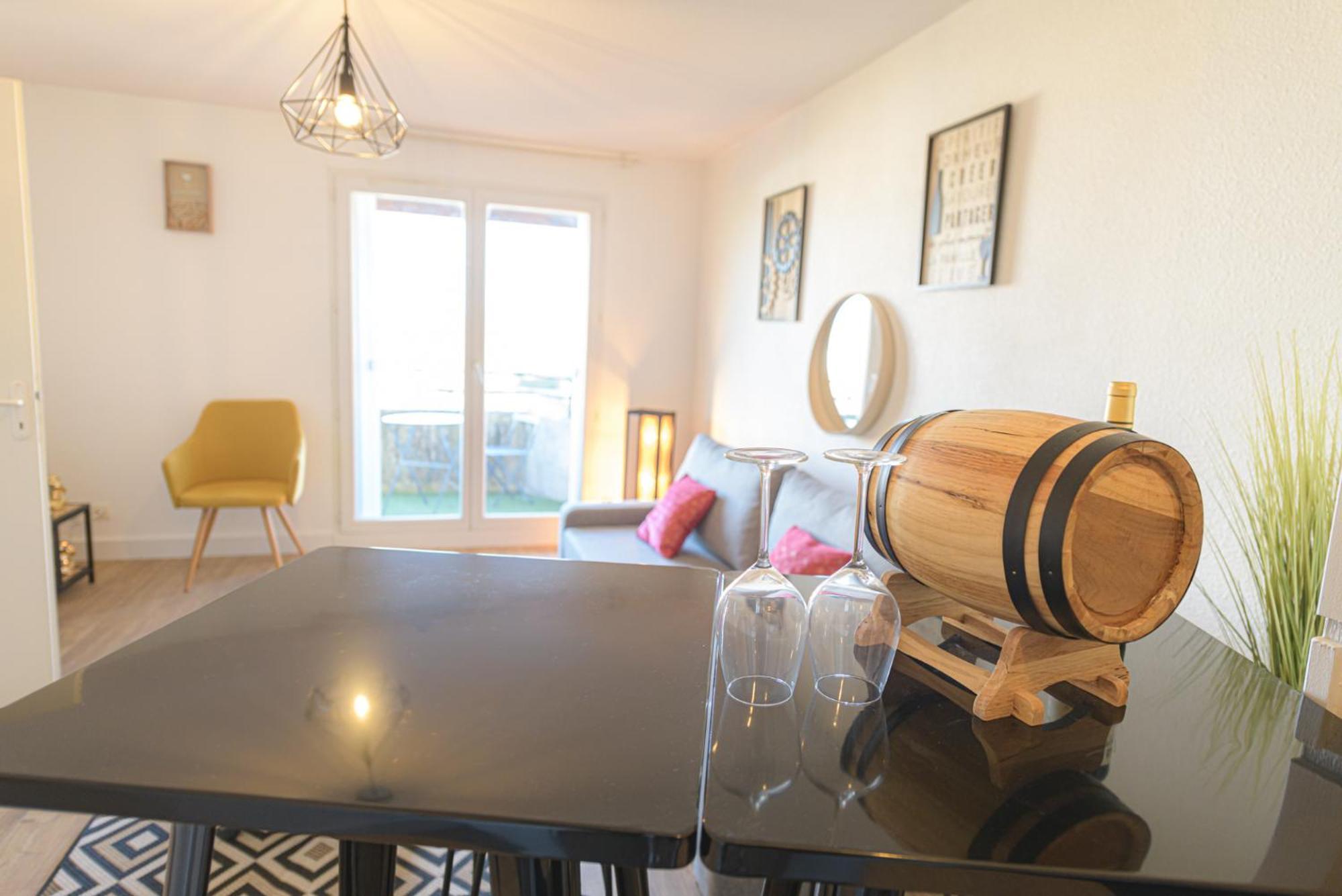 Magnifique Appartement T2 Renove Aux Vendanges ガイヤック 部屋 写真