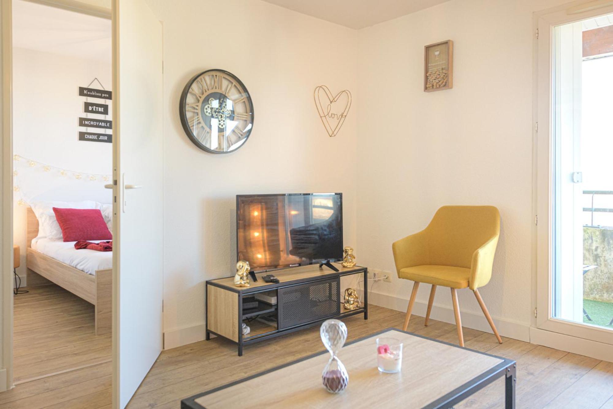 Magnifique Appartement T2 Renove Aux Vendanges ガイヤック 部屋 写真